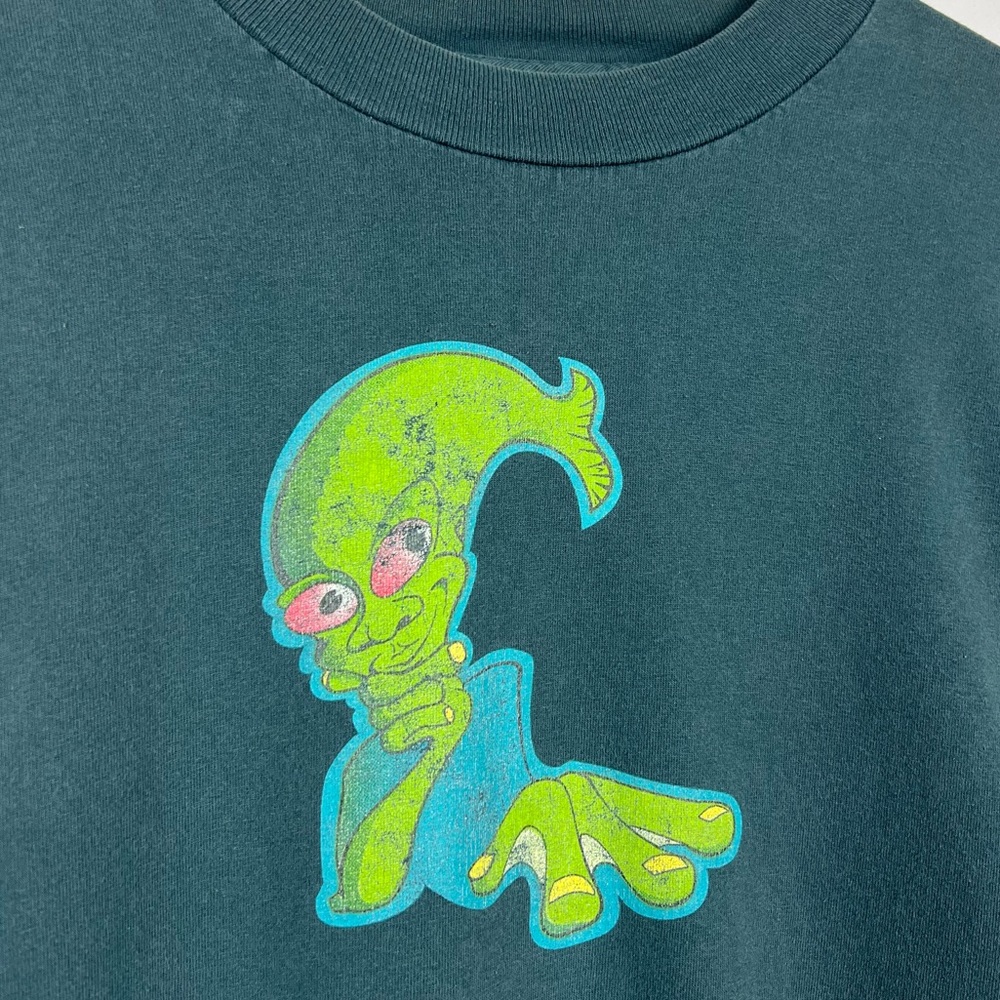 Vintage Phish Head Aqua Man 1996 Band Tour L/S T-Shirt Size XL Murina USA 90s - Picture 2 of 5